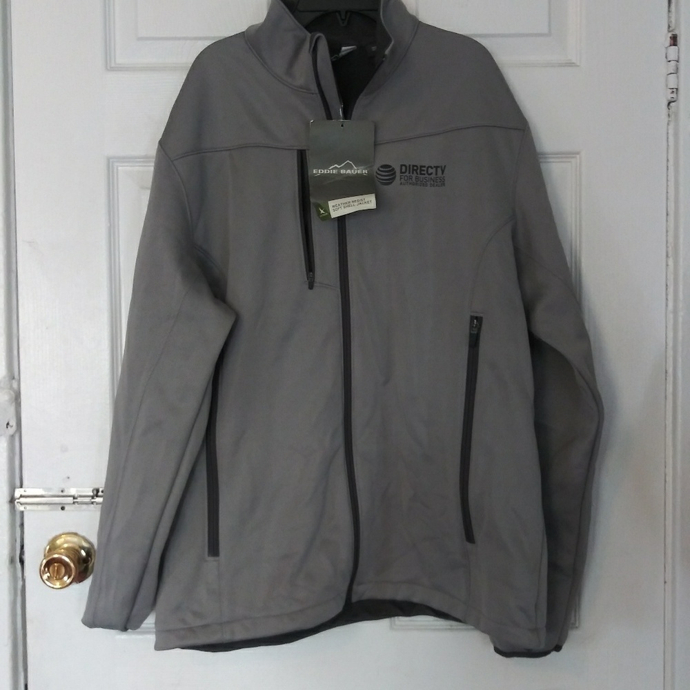 Eddie Bauer weather resistant softshell jacket